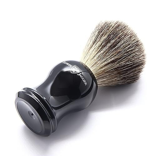 Edwin Jagger Classic Badger Shaving Brush – Premium Ebony Shave Brush for Cream or Soap - görsel 4