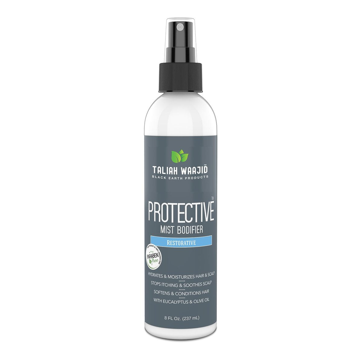 Taliah Waajid Black Earth Products Protective Mist Bodifier Restorative Formula - 8 oz Alcohol-Free Hair Spray for Curly Hair - görsel 3