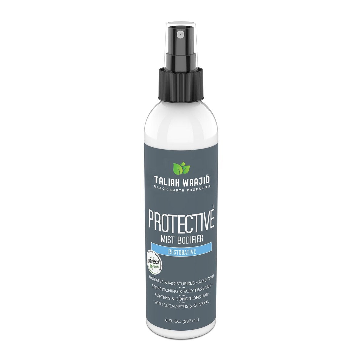 Taliah Waajid Black Earth Products Protective Mist Bodifier Restorative Formula - 8 oz Alcohol-Free Hair Spray for Curly Hair - görsel 5