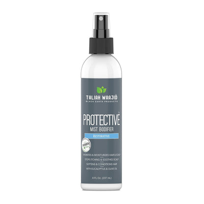 Taliah Waajid Black Earth Products Protective Mist Bodifier Restorative Formula - 8 oz Alcohol-Free Hair Spray for Curly Hair