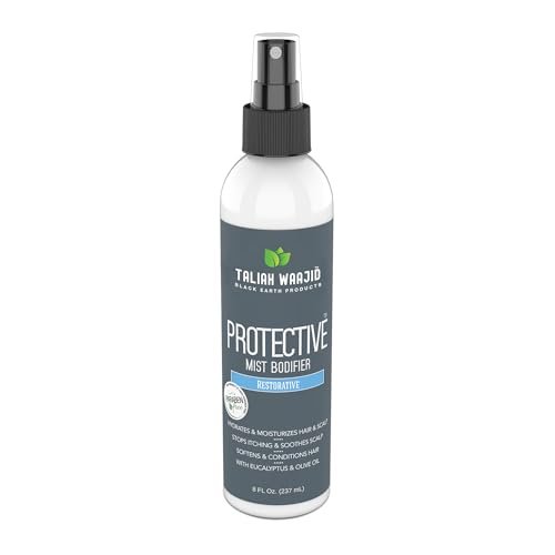 Taliah Waajid Black Earth Products Protective Mist Bodifier Restorative Formula - 8 oz Alcohol-Free Hair Spray for Curly Hair - görsel 6