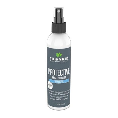 Taliah Waajid Black Earth Products Protective Mist Bodifier Restorative Formula - 8 oz Alcohol-Free Hair Spray for Curly Hair