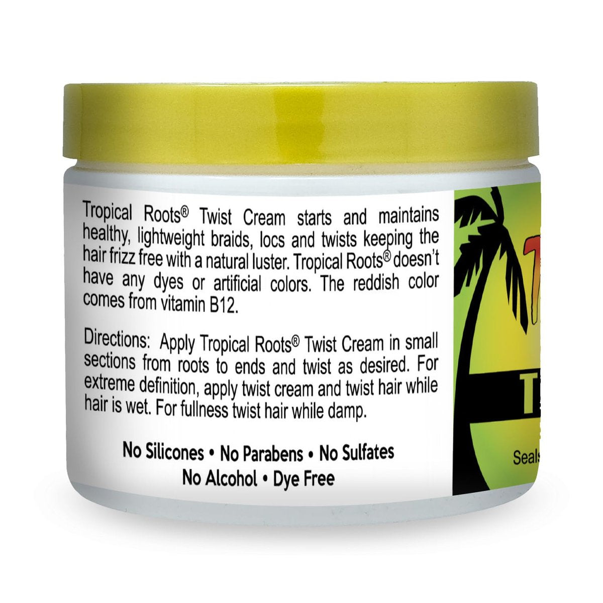 Bronner Brothers Tropical Roots Twist Cream for Defined Curls & Twists - 6 oz - görsel 17