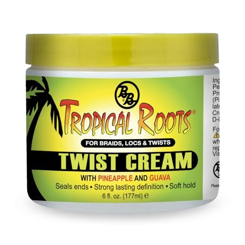 Bronner Brothers Tropical Roots Twist Cream for Defined Curls & Twists - 6 oz - görsel 2