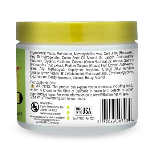 Bronner Brothers Tropical Roots Twist Cream for Defined Curls & Twists - 6 oz - görsel 16