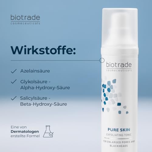 Pure Skin Tonic Exfoliating Lotion with Azelaic and Glycolic Acid (AHA-BHA) for Scars and Wrinkles - görsel 4