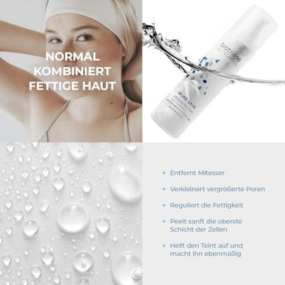 Pure Skin Tonic Exfoliating Lotion with Azelaic and Glycolic Acid (AHA-BHA) for Scars and Wrinkles