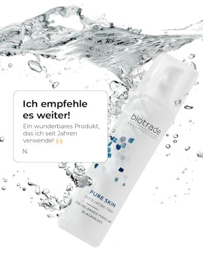 Pure Skin Tonic Exfoliating Lotion with Azelaic and Glycolic Acid (AHA-BHA) for Scars and Wrinkles