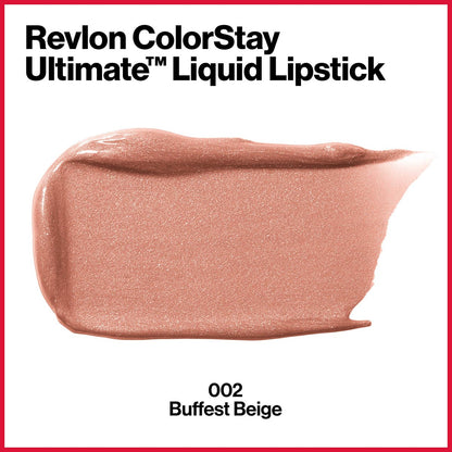 Revlon ColorStay Ultimate Liquid Lipstick - Longwear Satin Finish - 020 Buffest Beige