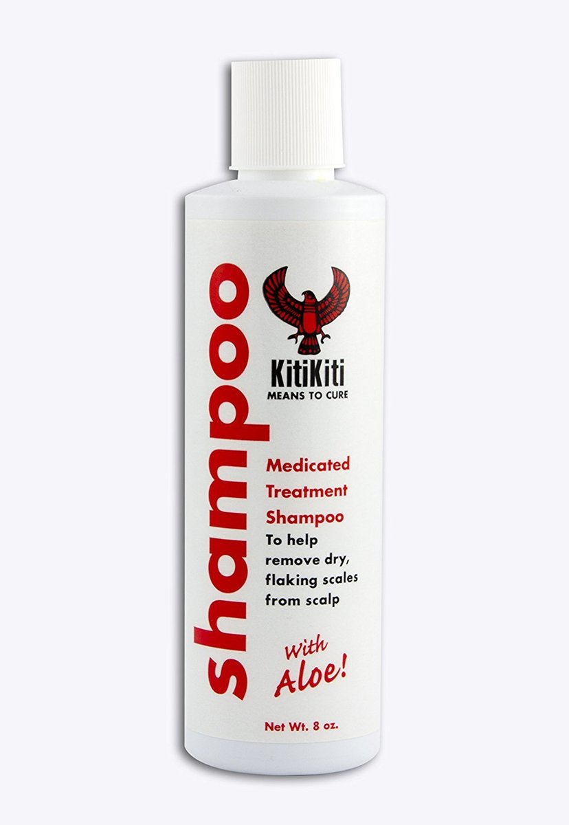 Kitikiti Medicated Treatment Shampoo with Aloe Vera – 8 oz Soothing Dandruff & Itch Relief Avelisse