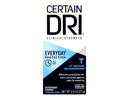 Certain Dri A.M. Solid Antiperspirant & Deodorant, 2.6 oz Twin Pack Avelisse