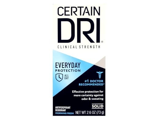 Certain Dri A.M. Solid Antiperspirant & Deodorant, 2.6 oz Twin Pack Avelisse