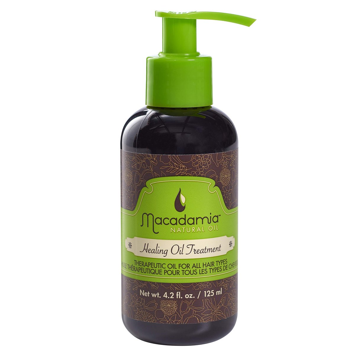 Macadamia Natural Oil Healing Treatment – Nourishing Hair Oil for Dry Damaged Hair, Hydrating Argan Serum, Frizz Control Shine, 4.2 fl oz Avelisse