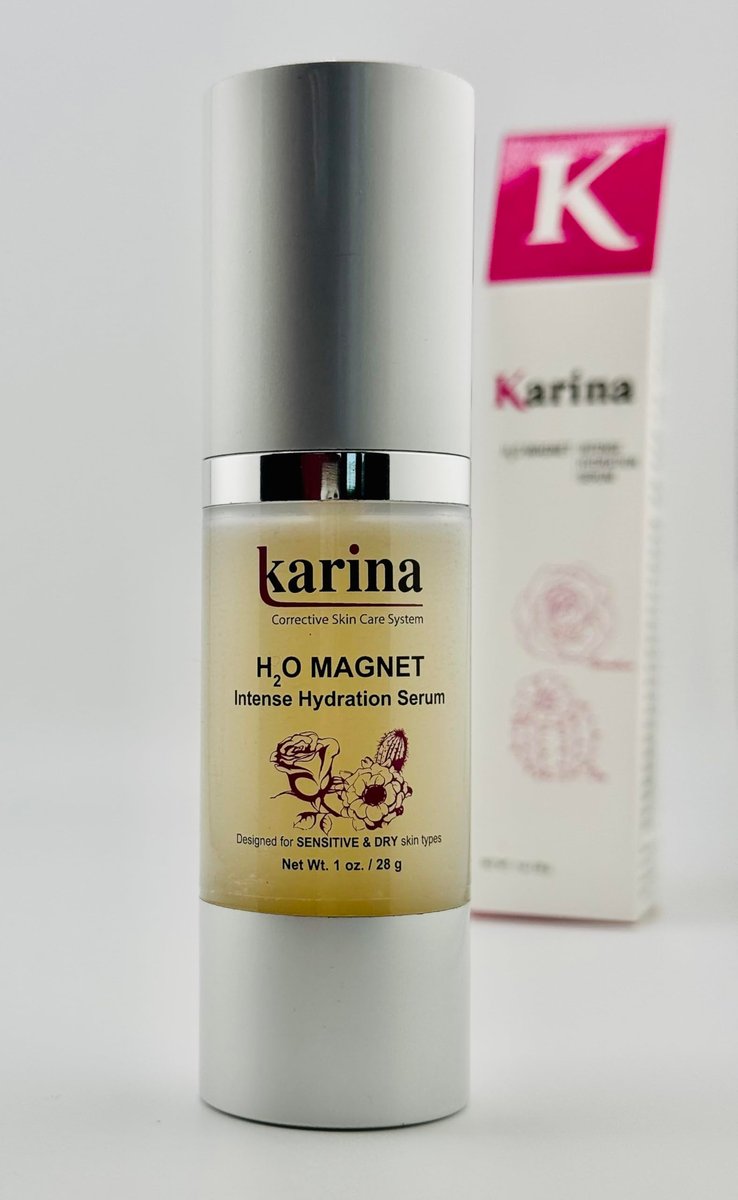 Karina Skincare H2O Magnet Face & Eye Serum – Hydrating Serum with Sodium Hyaluronate & Botanical Extracts – Reduces Fine Lines, Puffiness & Dryness – For All Skin Types – 1 oz - görsel 12