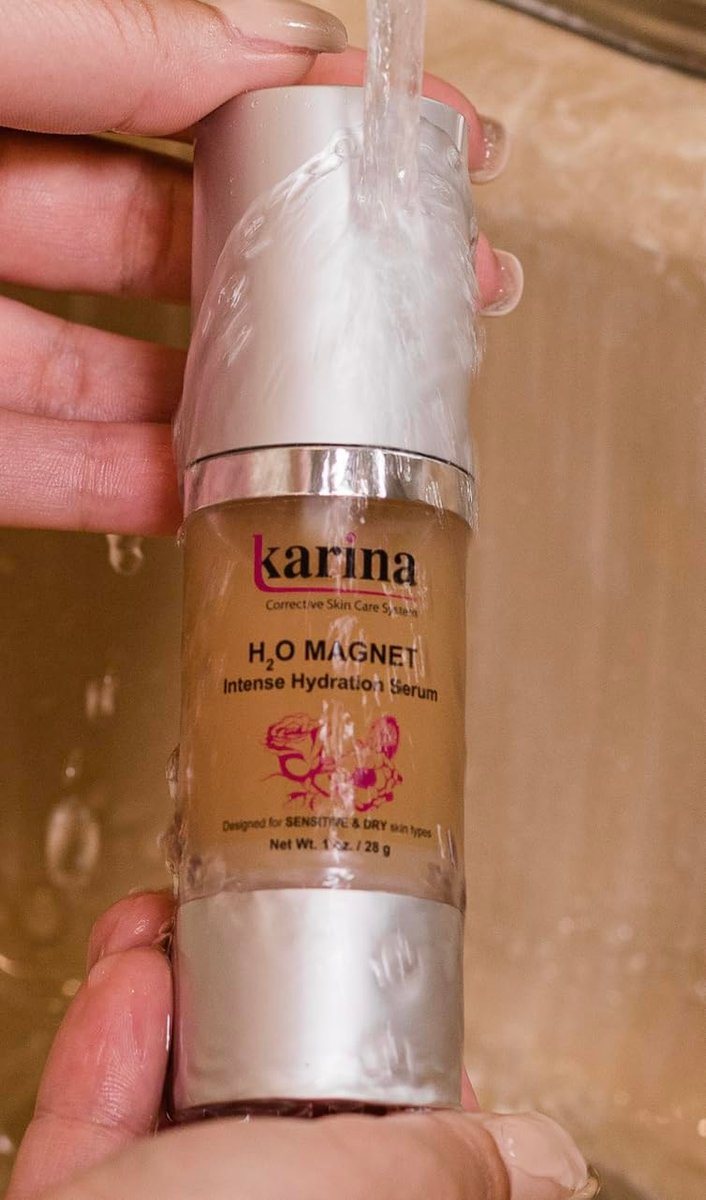 Karina Skincare H2O Magnet Face & Eye Serum – Hydrating Serum with Sodium Hyaluronate & Botanical Extracts – Reduces Fine Lines, Puffiness & Dryness – For All Skin Types – 1 oz - görsel 4