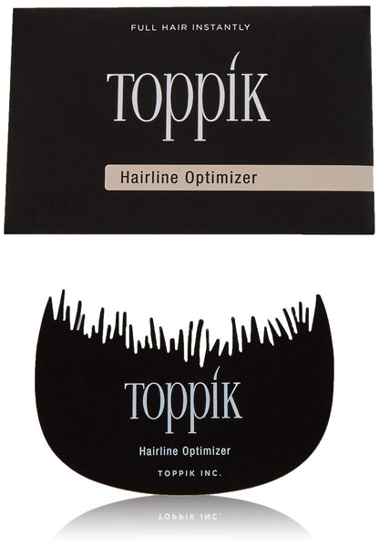 Toppik Hairline Optimizer - Precision Comb for Hairline Touch-Ups (Black, 1 Pack)