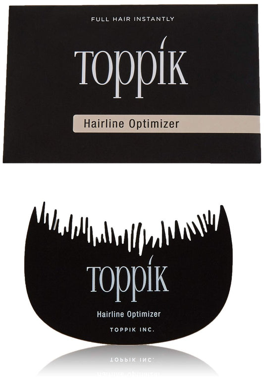 Toppik Hairline Optimizer - Precision Comb for Hairline Touch-Ups (Black, 1 Pack)