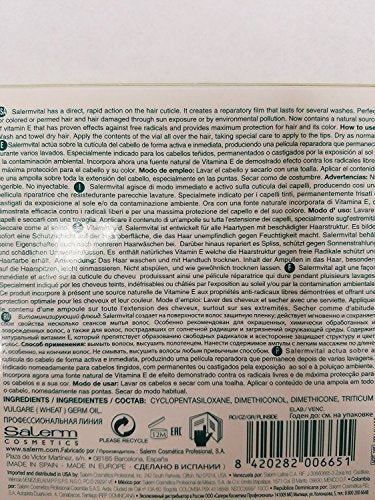 Salerm Vital Capillary Structural Vitalizer – 5 Applications for Red Hair Color Avelisse