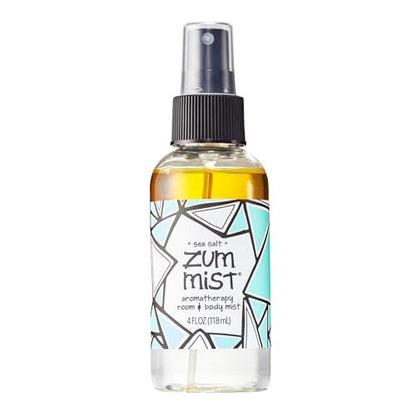 Zum Indigo Wild Mist Room & Body Spray - Sea Salt Scent - 4 oz Aromatherapy Essential Oil Spray