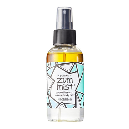 Zum Indigo Wild Mist Room & Body Spray - Sea Salt Scent - 4 oz Aromatherapy Essential Oil Spray