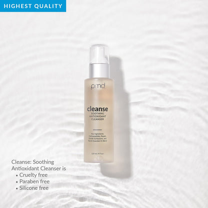PMD Cleanse Soothing Antioxidant Cleanser – 4 Fl Oz Gentle Face Wash for Sensitive Skin