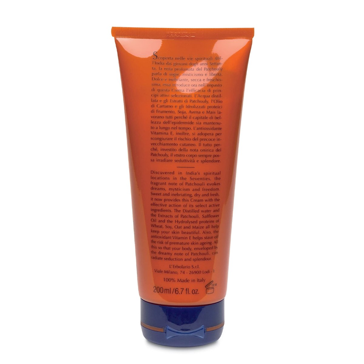 L'Erbolario Patchouli Moisturizing Body Butter - 6.7 oz | Antioxidant-Rich Body Cream for Dry Skin - görsel 3