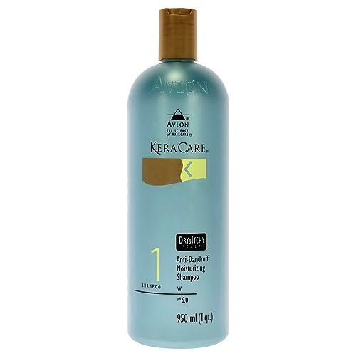 Avlon Kera Care Dry and Itchy Scalp Anti-Dandruff Moisturizing Shampoo, 32 oz – Sulfate-Free for Dandruff & Seborrheic Dermatitis Avelisse