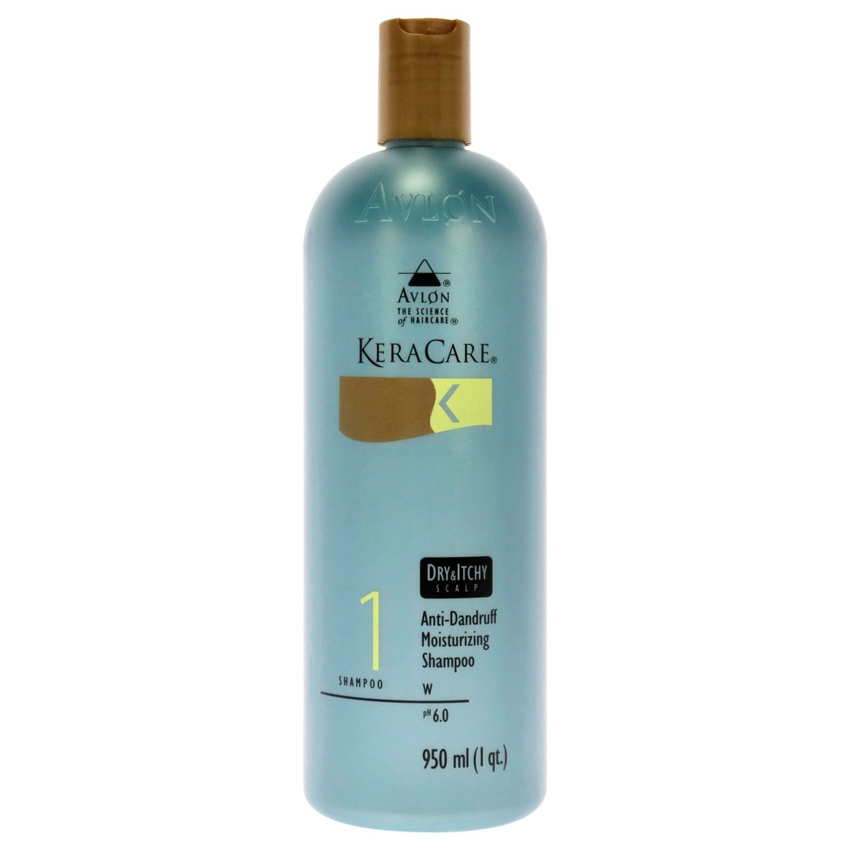 Avlon Kera Care Dry and Itchy Scalp Anti-Dandruff Moisturizing Shampoo, 32 oz – Sulfate-Free for Dandruff & Seborrheic Dermatitis Avelisse