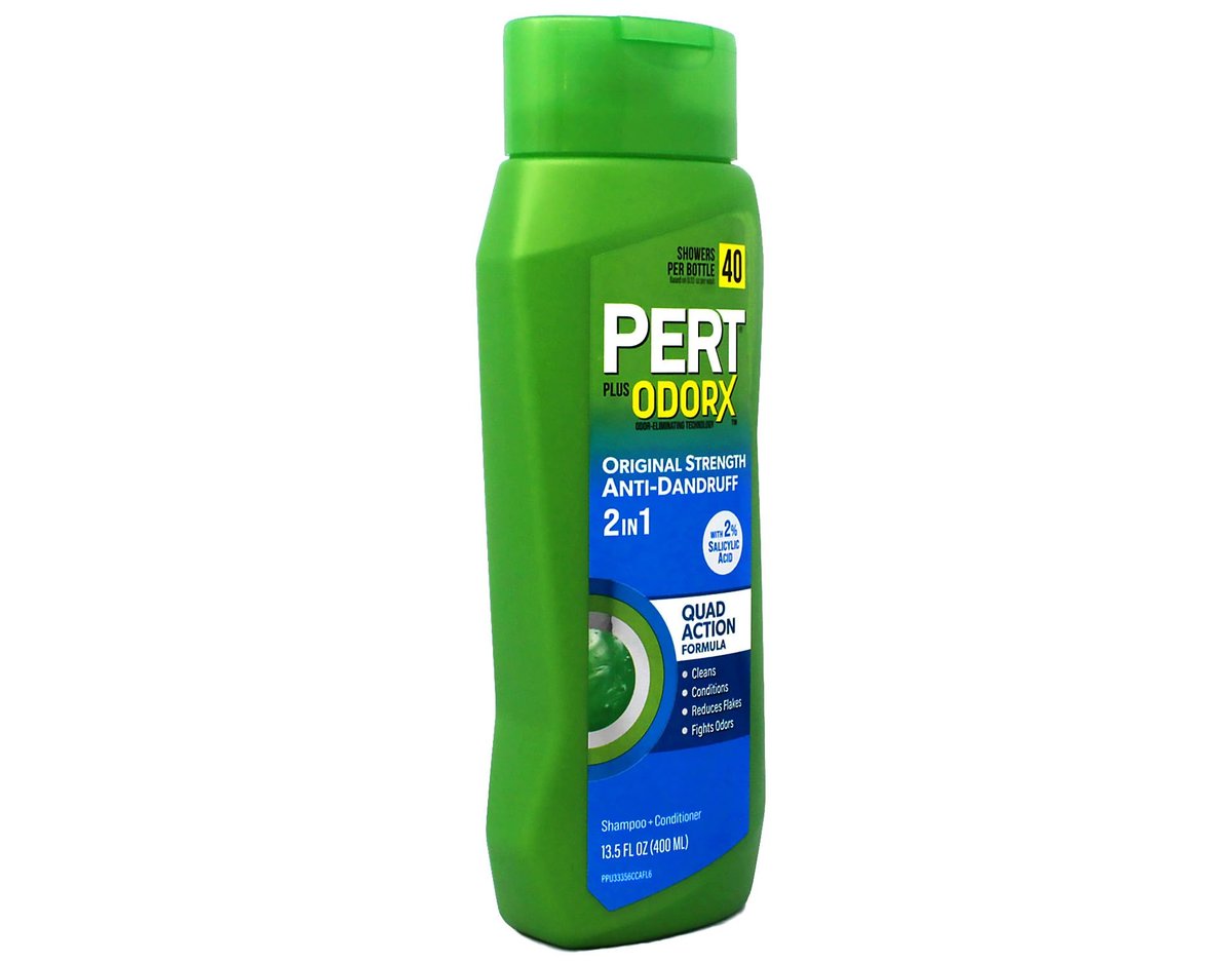 Pert Anti-Dandruff 2 in 1 Shampoo and Conditioner – Advanced Dandruff Shampoo with 2% Salicylic Acid & Zinc – 13.5 oz - görsel 5