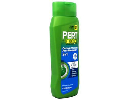 Pert Anti-Dandruff 2 in 1 Shampoo and Conditioner – Advanced Dandruff Shampoo with 2% Salicylic Acid & Zinc – 13.5 oz