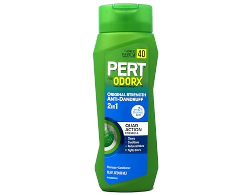 Pert Anti-Dandruff 2 in 1 Shampoo and Conditioner – Advanced Dandruff Shampoo with 2% Salicylic Acid & Zinc – 13.5 oz - görsel 2