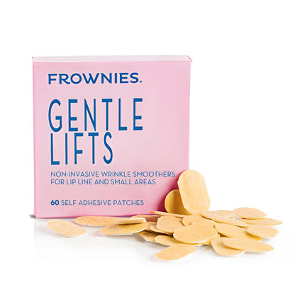 Frownies Gentle Lifts Patches for Fine Lip Lines - Hypoallergenic Anti Wrinkle Patches for Smile Lines - Overnight Use, 60 Count Avelisse