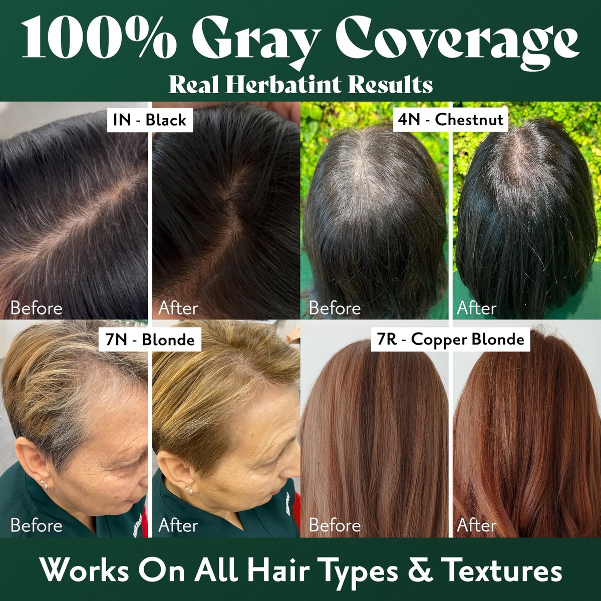 Herbatint Permanent Hair Dye for Women - 6N Dark Blonde - Ammonia-Free & Vegan - Up to 100% Gray Coverage, 5.75 fl oz - görsel 11