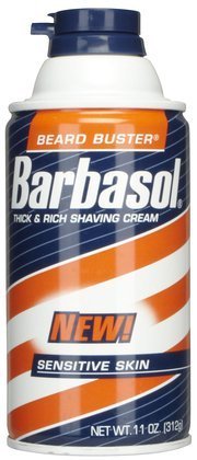 Barbasol Shave Cream for Sensitive Skin - 11 oz (Pack of 6) Avelisse