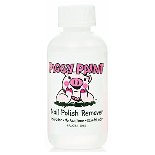 Piggy Paint Low Odor, No Acetone Nail Polish Remover – Eco-Friendly for Kids (4 oz) Avelisse
