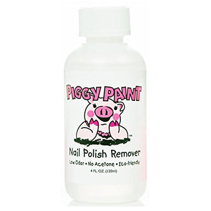 Piggy Paint Low Odor, No Acetone Nail Polish Remover – Eco-Friendly for Kids (4 oz) Avelisse