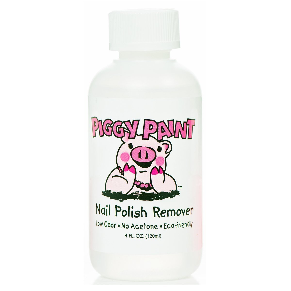 Piggy Paint Low Odor, No Acetone Nail Polish Remover – Eco-Friendly for Kids (4 oz) Avelisse