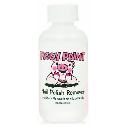 Piggy Paint Low Odor, No Acetone Nail Polish Remover – Eco-Friendly for Kids (4 oz) Avelisse
