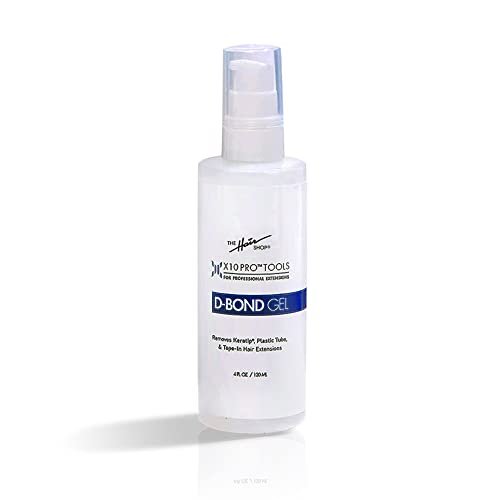 X10 Pro-Tools D Bond Gel Remover – Safe Keratin Glue & Adhesive Remover for U-Tip, K-Tip, Tape-Ins & Shrinkies | 4 oz Avelisse