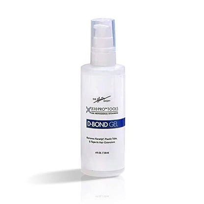 X10 Pro-Tools D Bond Gel Remover – Safe Keratin Glue & Adhesive Remover for U-Tip, K-Tip, Tape-Ins & Shrinkies | 4 oz Avelisse