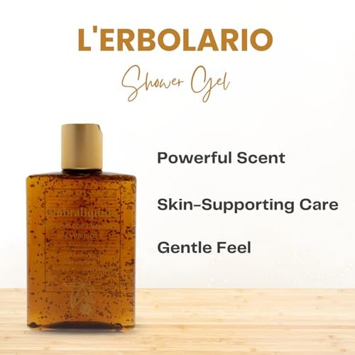 L'Erbolario Shower Gel – Ambraliquida Bath Gel with Vitamin E Micro-Spheres – Protecting and Toning Body Wash, 8.4 oz - görsel 4