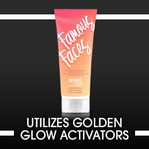 Devoted Creations Famous Faces Skin Perfecting Hypoallergenic Facial Tanning Lotion – 3.4 Fl Oz, Non-Comedogenic Self Tanner for Sensitive & Acne-Prone Skin - görsel 8