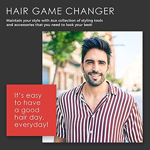 Ace Classic Hair Dressing Comb – 7.5 Inch Black Plastic Comb for Fine, Thick, and All Hair Types - görsel 7