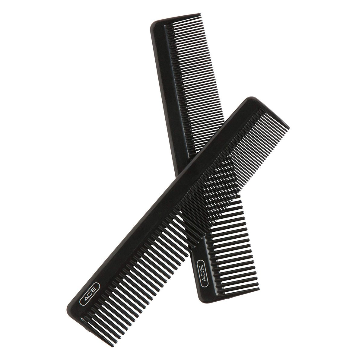 Ace Classic Hair Dressing Comb – 7.5 Inch Black Plastic Comb for Fine, Thick, and All Hair Types - görsel 14
