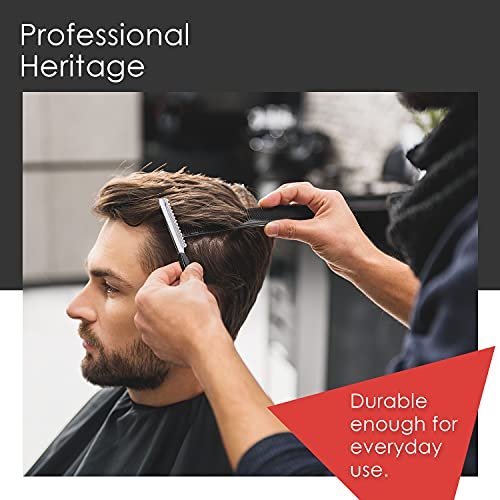 Ace Classic Hair Dressing Comb – 7.5 Inch Black Plastic Comb for Fine, Thick, and All Hair Types - görsel 9