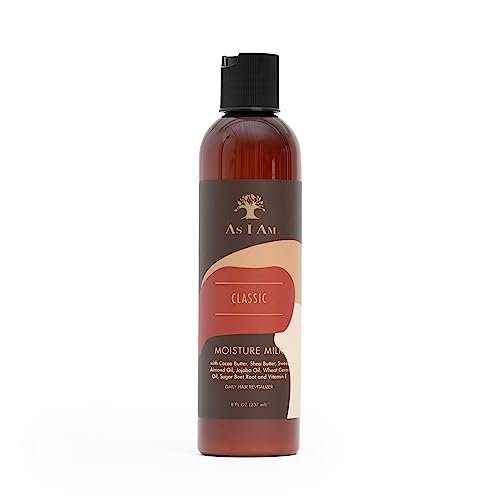 As I Am Moisture Milk Daily Hair Revitalizer - 8 oz | Lightweight Leave-In Conditioner for Curly, Wavy, Fine Hair - görsel 2