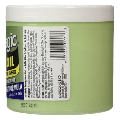 Blue Magic Olive Oil Hair & Scalp Conditioner, 13.75 Fl Oz