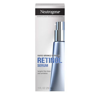 Neutrogena Rapid Wrinkle Repair Retinol Face Serum - Daily Anti-Aging Serum with Retinol & Hyaluronic Acid, 1 fl. oz
