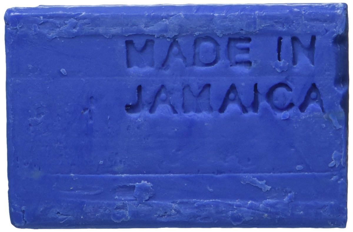 Jamaican Blue Power Laundry Soap, 4.23 oz (Pack of 3) - Traditional Blue Detergent - görsel 3