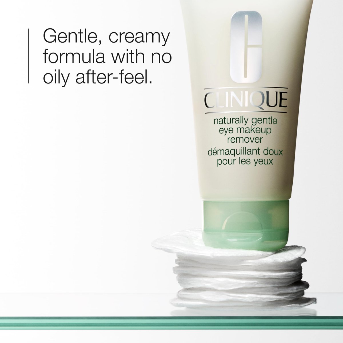 Clinique Naturally Gentle Eye Makeup Remover – Safe for Sensitive Eyes, Oil-Free 2.5 Fl Oz - görsel 3